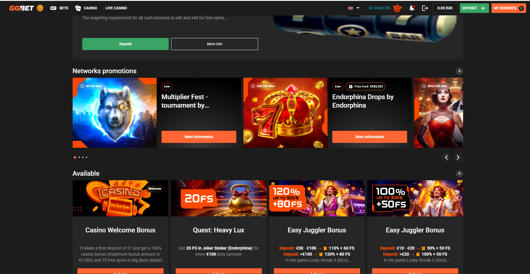 ggbet bonuses